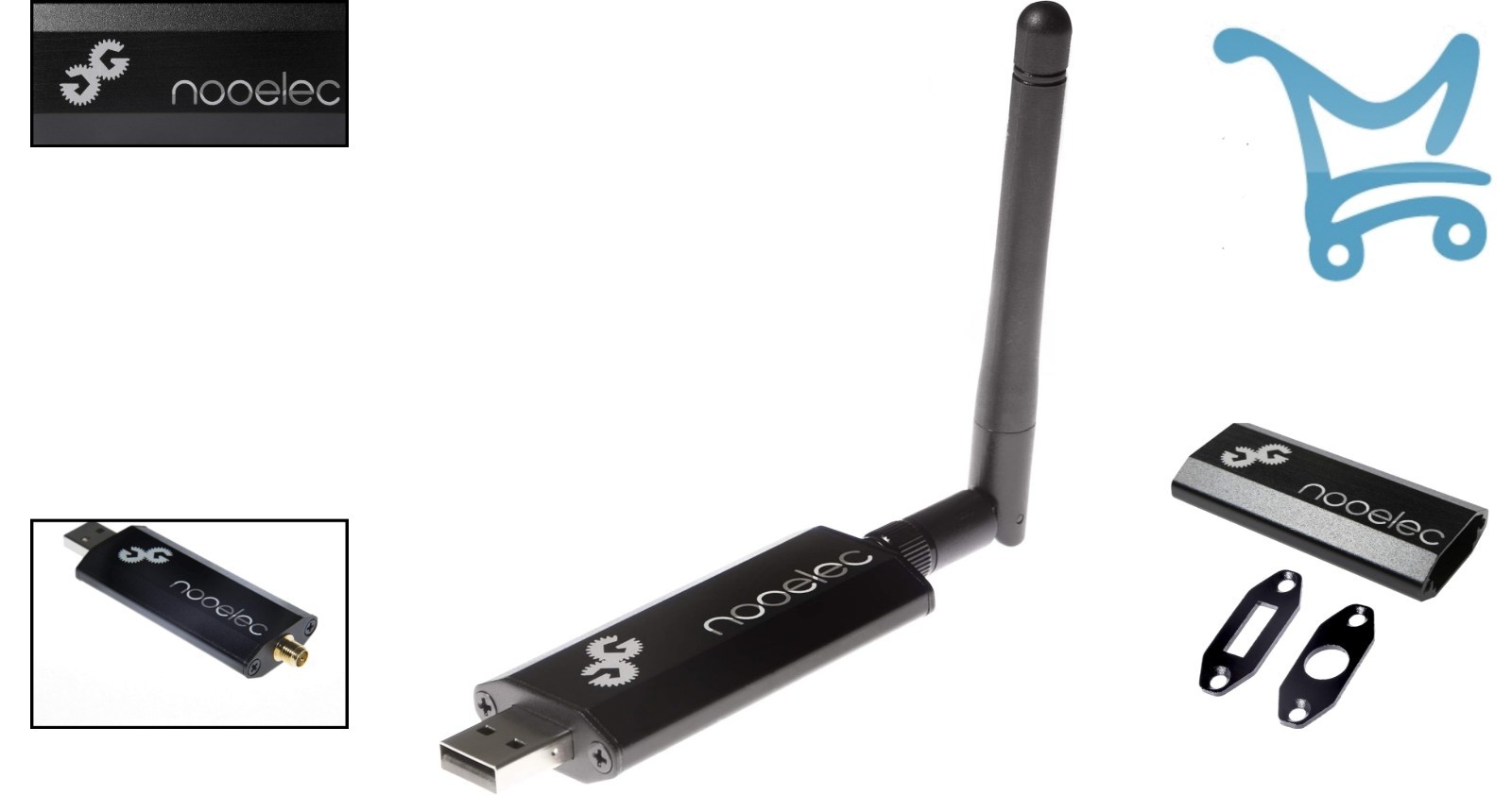 Aluminum Enclosure Black EMI Shield for Ubertooth Yard Stick One Discreet 80