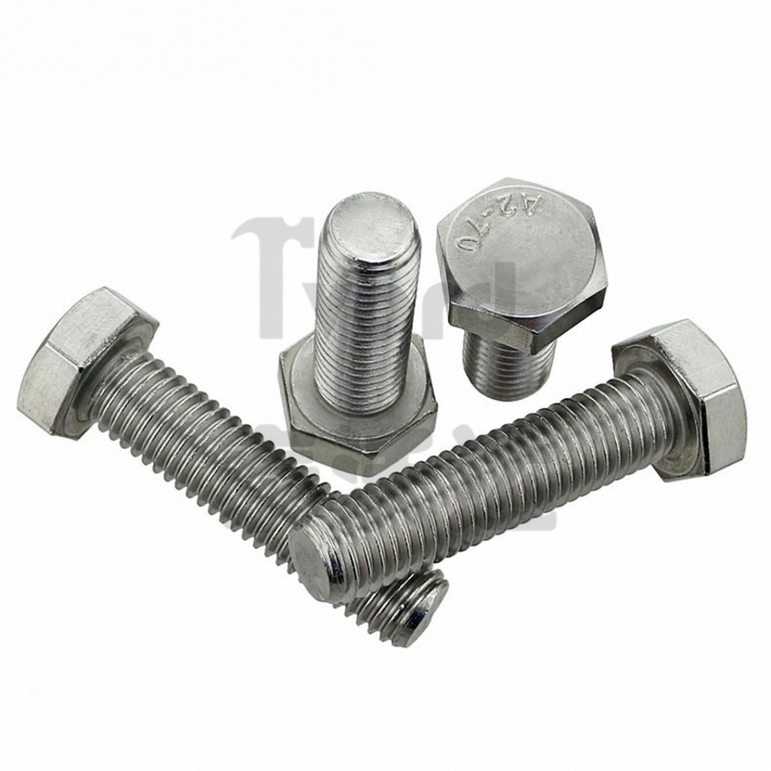 M6 M8 M10 M12 Hex Tap Bolts Left Hand Threaded Hex Head Cap Screws A2 Stainless