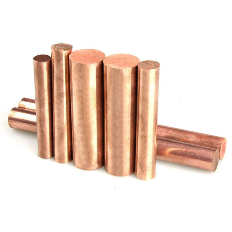 Copper Round Solid Rod Bar 12mm – 60mm Diameter 100 150 200 250 300mm Lengths