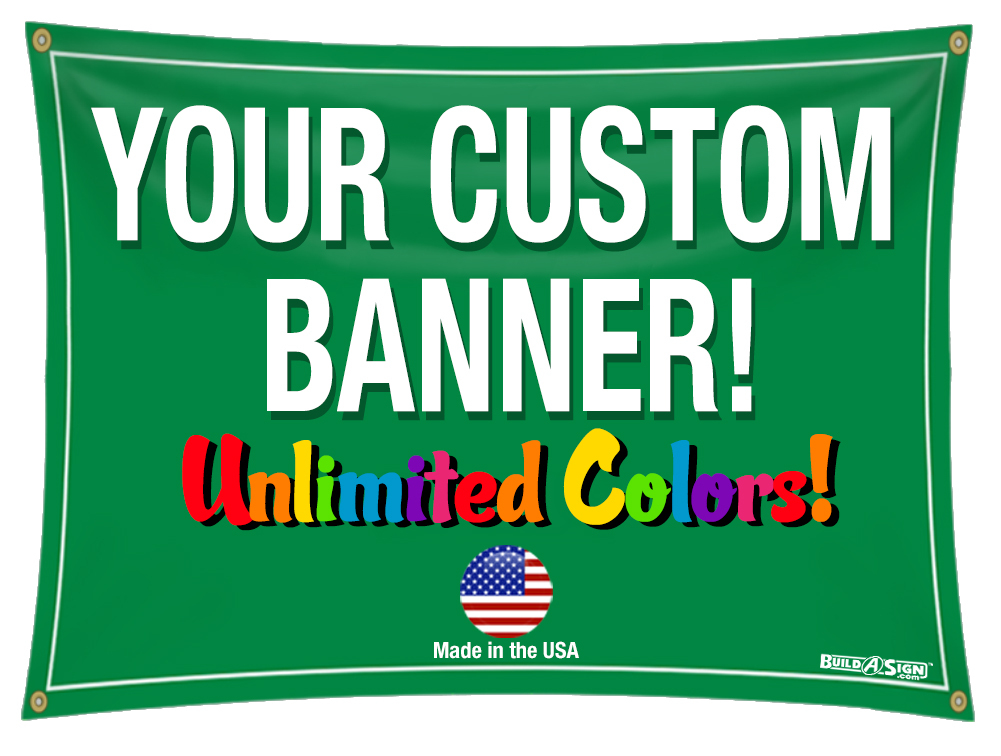 4×8 Full Color Custom Banner 13oz Vinyl DOUBLE SIDED