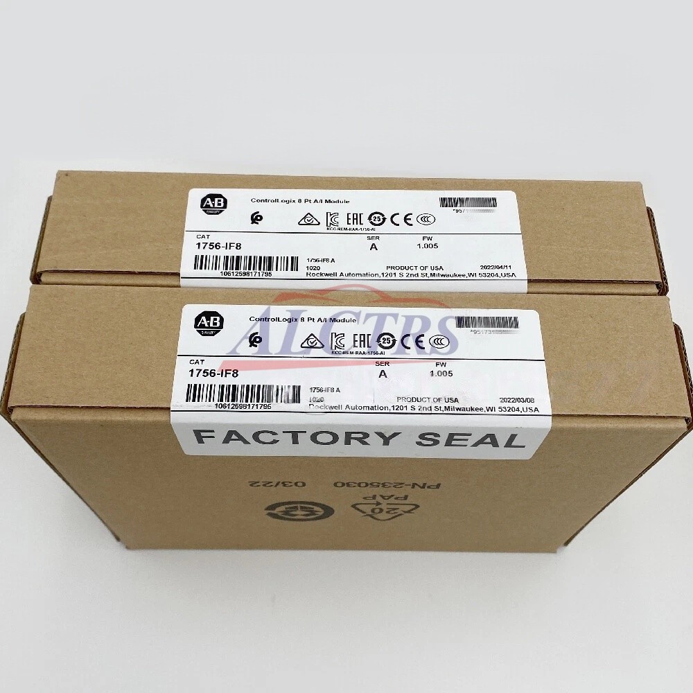 NEW 1756-IF8 AB ControlLogix Point A/I Module 2023 NEW Factory Sealed 1756IF8 TX
