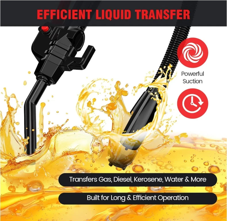 Fuel Transfer Pump for Milwaukee M18 Battery (Not Included) – Cordless 3.7 GPM