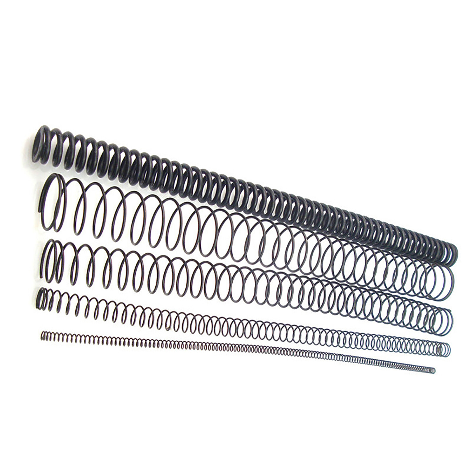 Black Compression Spring 0.3mm-6mm Wire Diameter 305mm Length Springs Steel