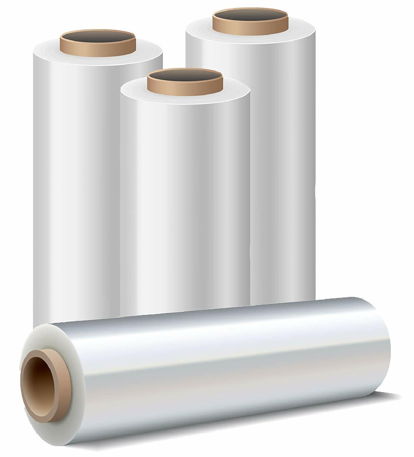 18″ x 1000FT 100 Gauge Pallet Wrap Stretch Film Shrink Hand Wrap 1000′ | 4 Rolls