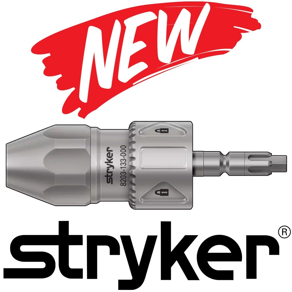 Stryker 8203-133-000 1/4″ 6.4mm Locking Keyless Chuck 8203-133 FREE SHIPPING