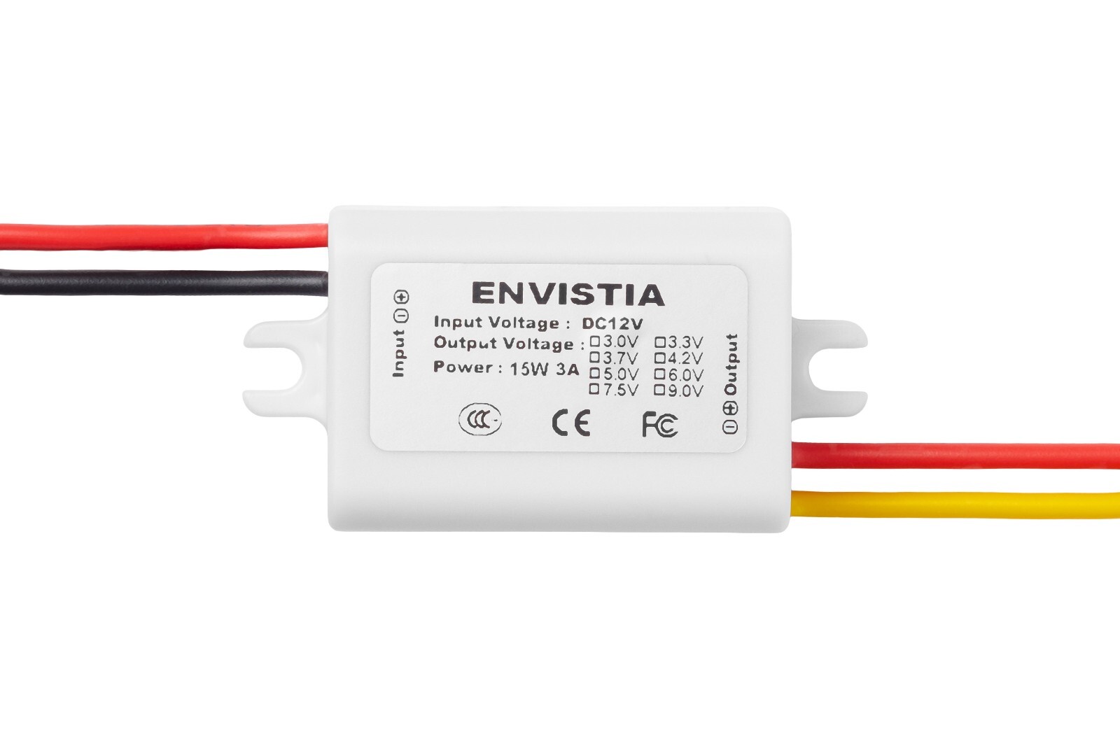 12V To 5V 3A 15W DC-DC Step Down Converter DC Power Supply Module Waterproof US