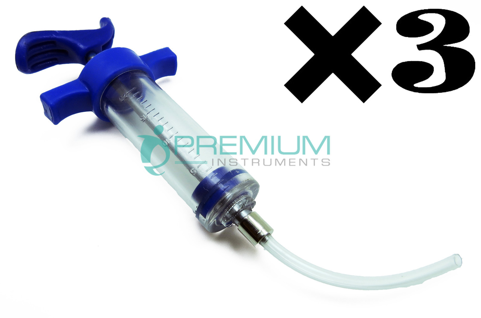 3× DIY 20ml Reusable Pet Feeding Syringe Luer Lock Tip Sterile Veterinary Animal