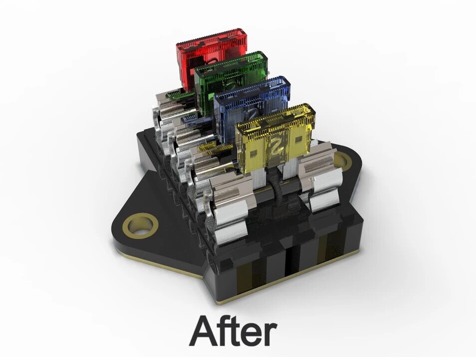 Round Glass Fuse Converter To Blade