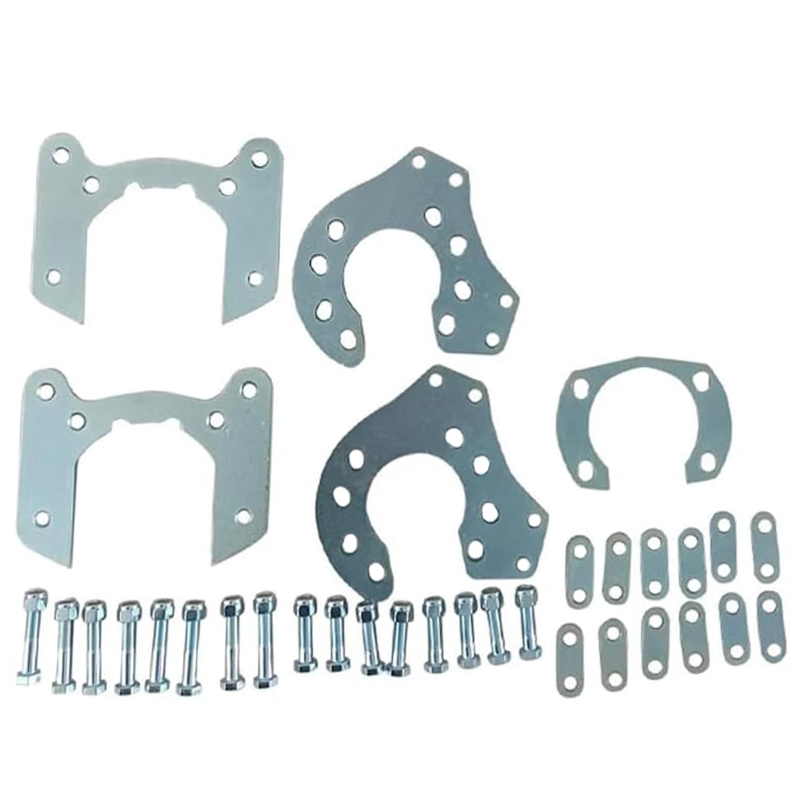 Bolt-On Disc Brake Kit for Ford 9-Inch Rear End W/Currie Axles, E-Brake Rotors