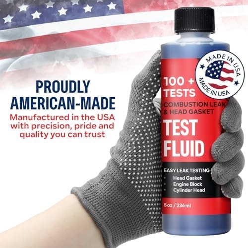 Engine Combustion Leak Test Kit – 100+ Tests, 8oz Fluid, Quick Leak Detection