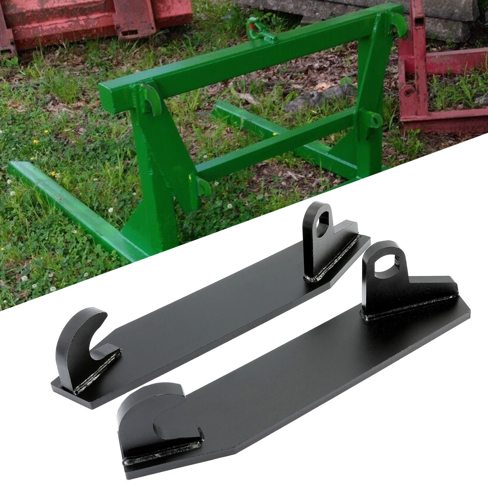 Fits John Deere Global Euro Style Tractor Attachment Weld on Mounting Brackets