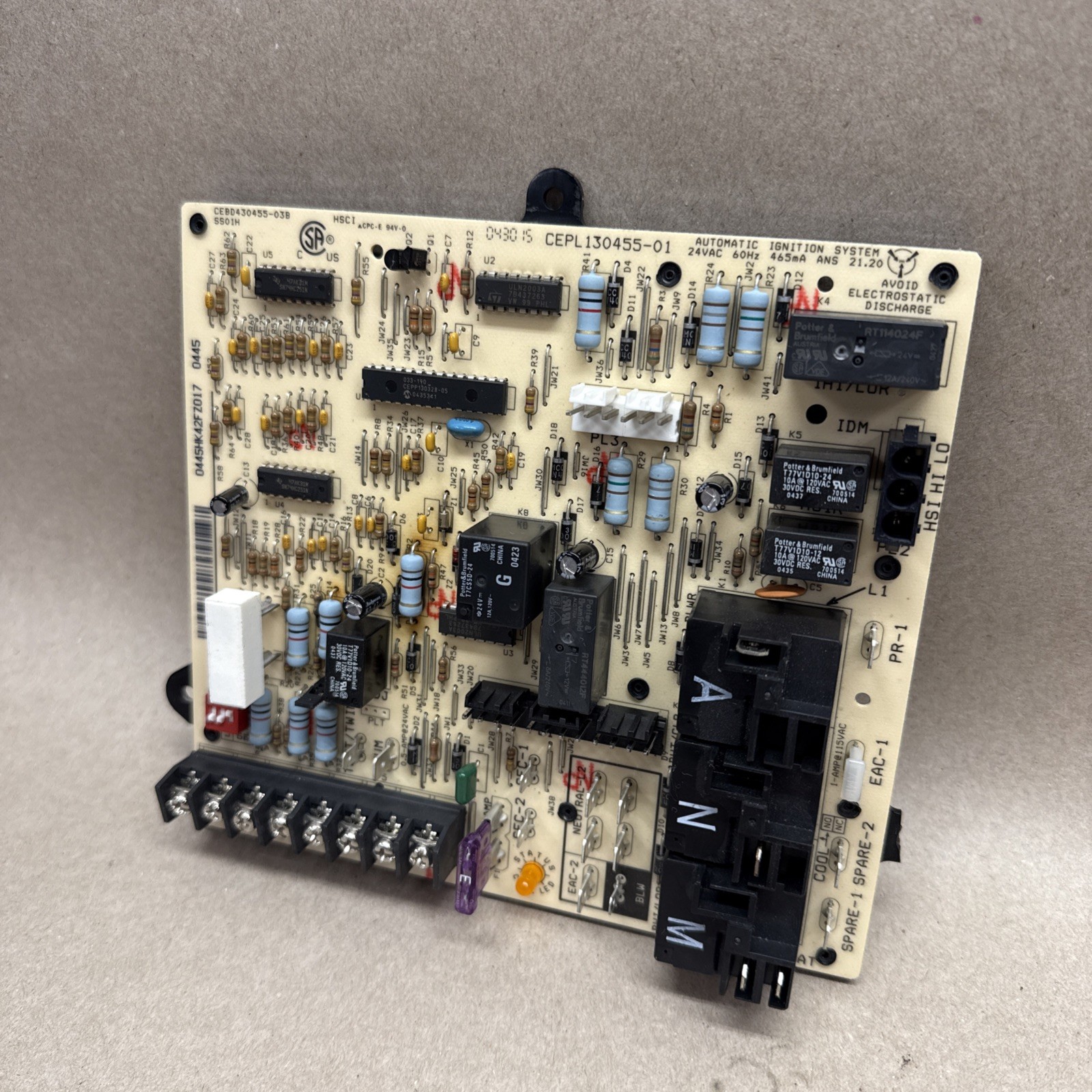 🔥TESTED! OEM Carrier Bryant HK42FZ017 Control Board CEPL130455-01 B3