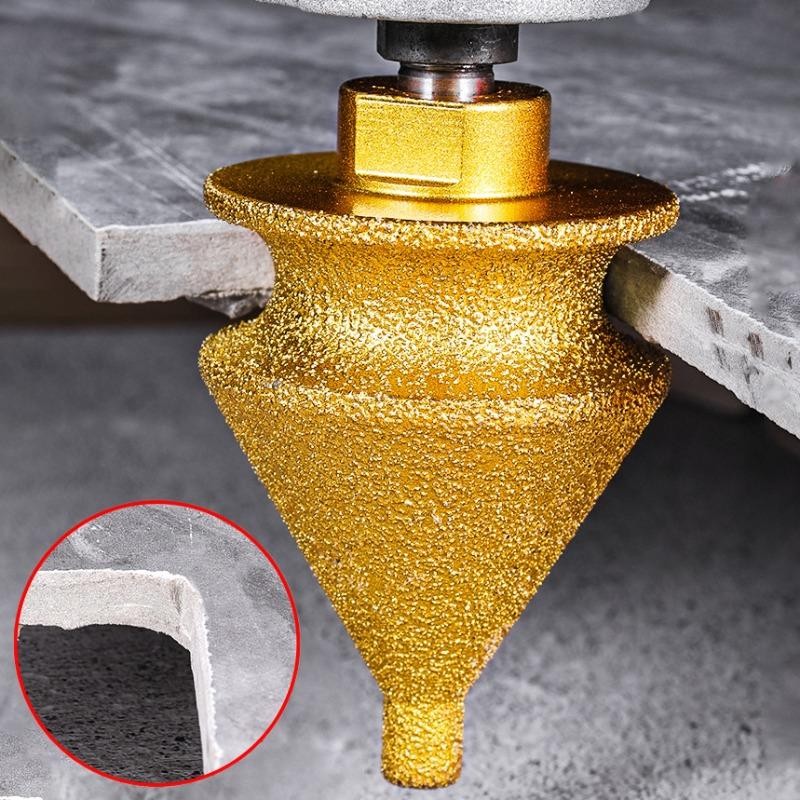 4in1 Diamond Chamfer Bit Angle Grinder Tile Marble Hole Drill Edge Trimming Tool