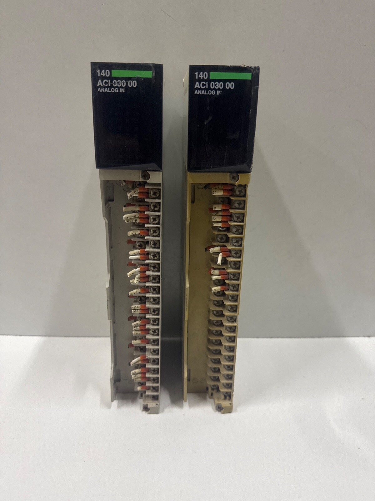 LOT 2 PCS SCHNEIDER ELECTRIC 140ACI03000 ANALOG INPUT MODULE MODICON QUANTUM