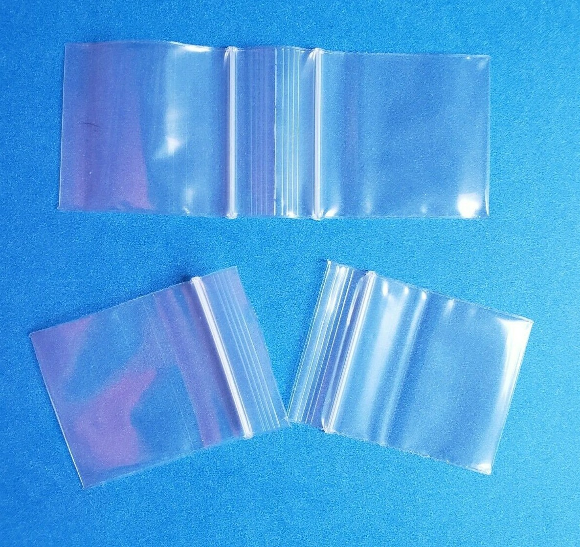 Clear 1″ x 1″ Mini Zip Seal Lock Top Plastic Bags 2Mil Jewelry Pill Small Square
