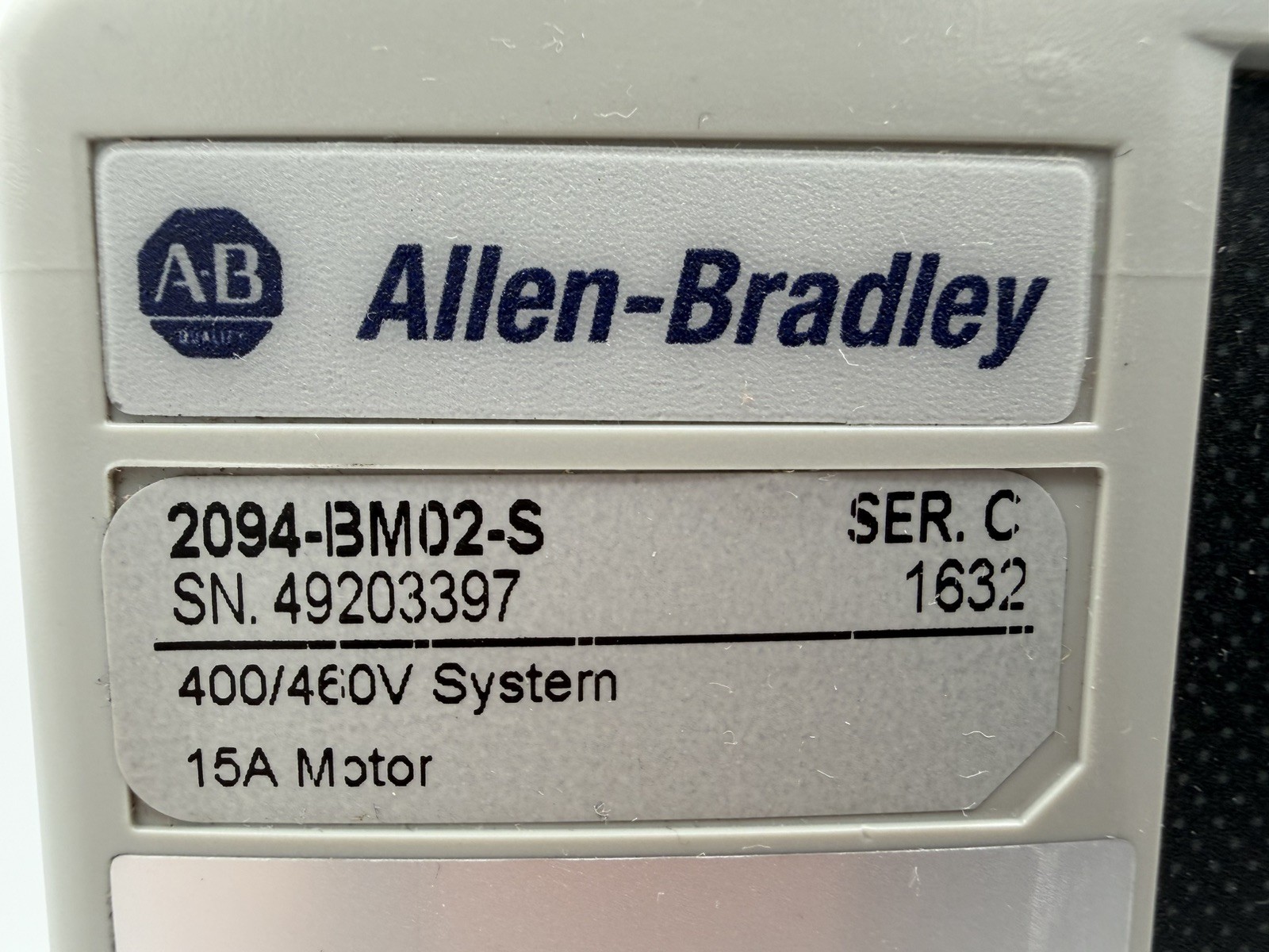 Allen Bradley 2094-BM02-S Kinetix 6000 Multi-Axis Servo Module 400/460V 15A