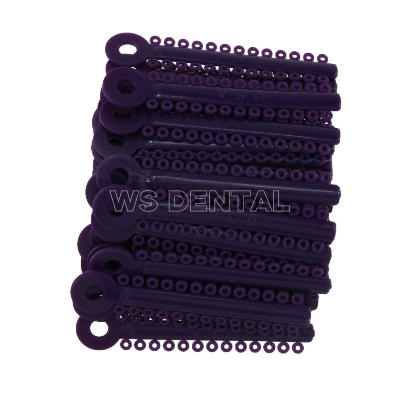 1040pcs Dental Orthodontic Elastic Ligature Ties for Brackets Brace Rubber Bands