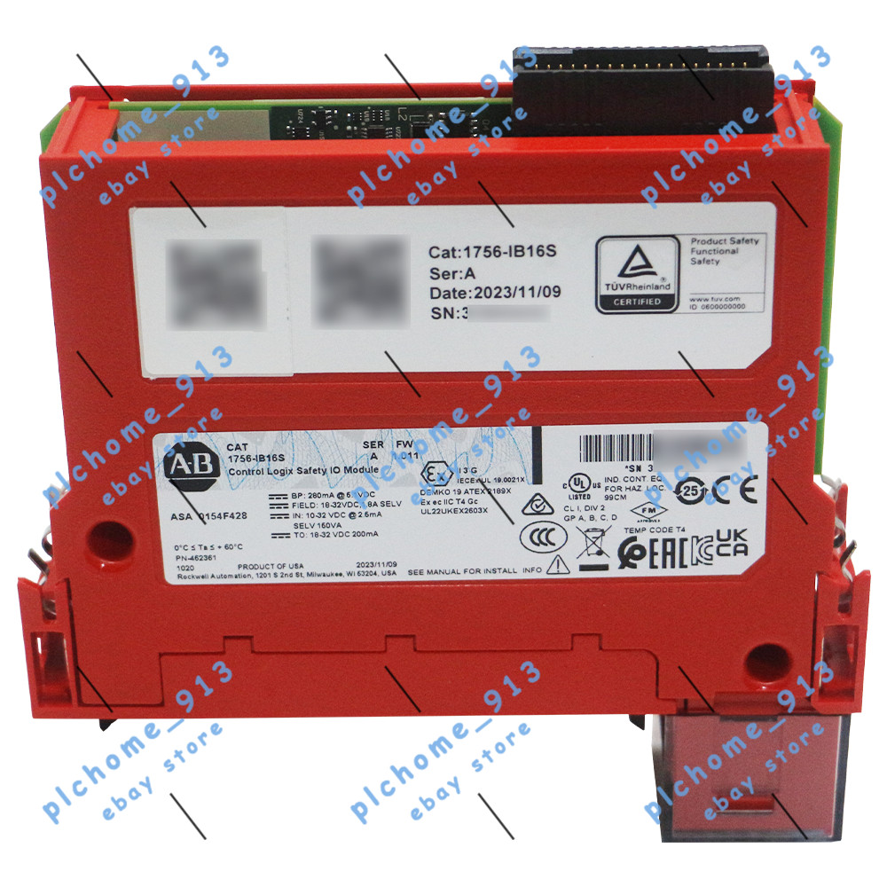 New Allen-Bradley 1756-IB16S Control Logix Safety IO Module