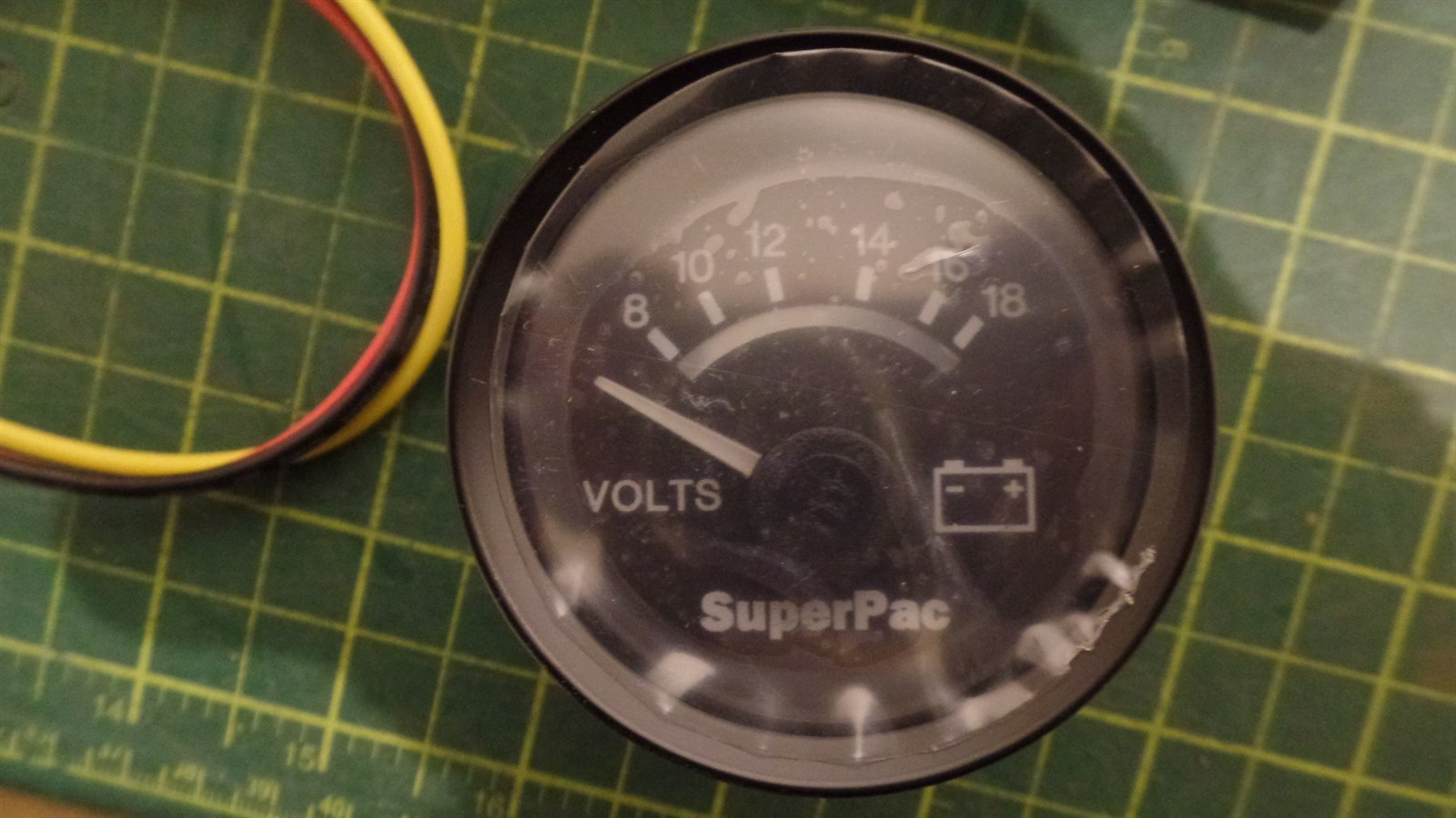 MURPHY EG21 EGS21 VOLTMETER GAUGE ASSEMBLY, SUPERPAC SP207377 SP 207377, N.O.S