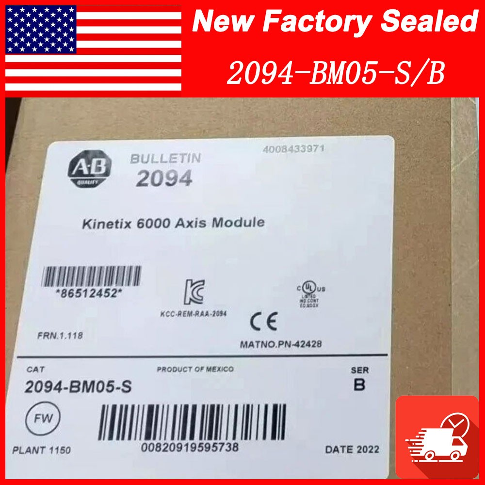 New Factory Sealed 2094-BM05-S AB 2094BM05S Kinetix 6000 Servo Drive