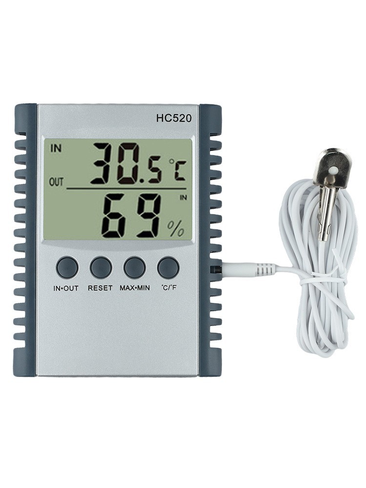 Contemporary Design Temperature and Humidity Meter for Indoor and Outdoor Use