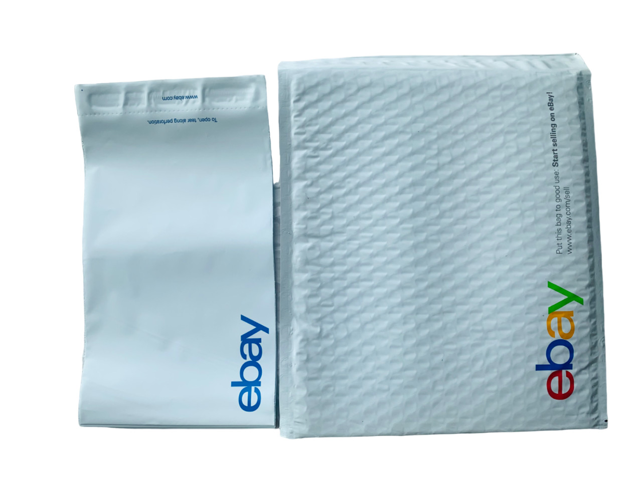 eBay SHIPPING SUPPLIES STARTER KIT 20 PADDED BUBBLE and POLYMAILER ENVELOPES