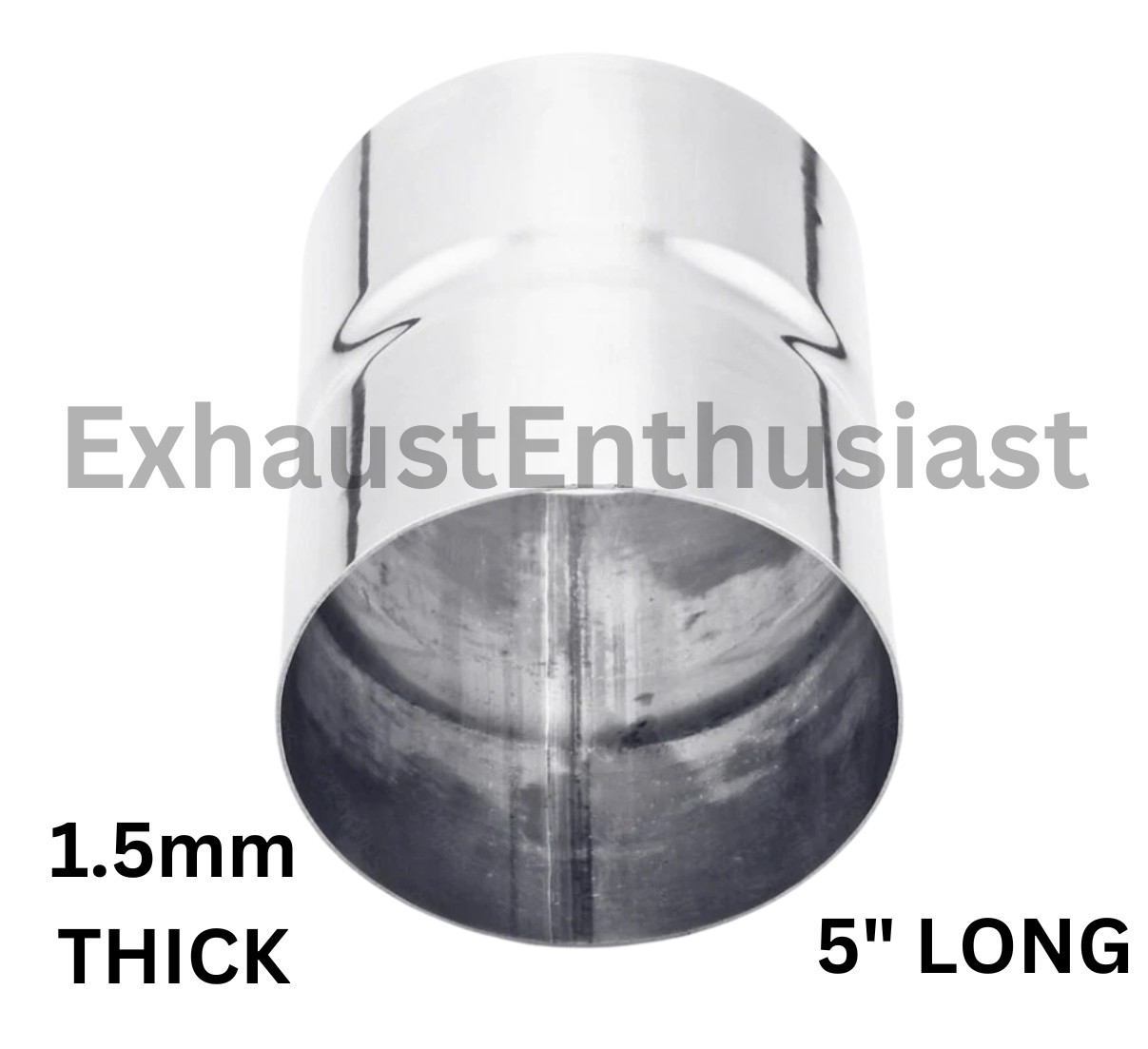 Universal T304 Stainless Connector 5 inch ID – 5 inch ID Exhaust Adapter Reducer