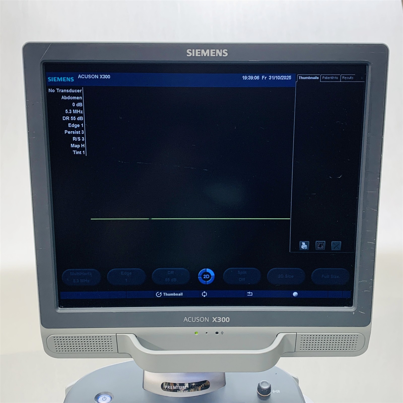 Siemens Accuson X300 Premium *Mfg 2012* Cardiac/OB Imaging Ultrasound 10566144