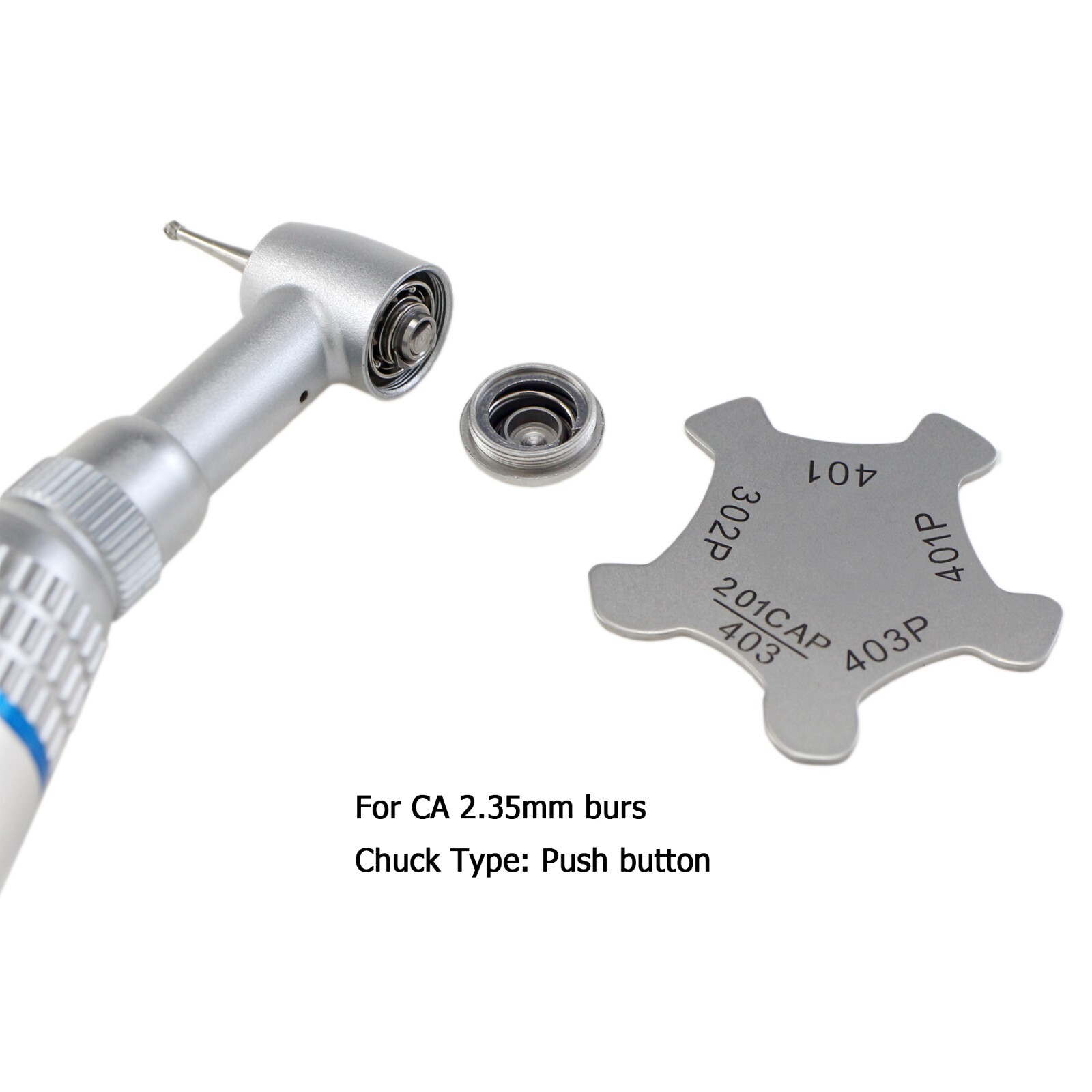BEING Dental Low Speed Straight Handpiece Air Motor Contra Angle Latch Push NSK