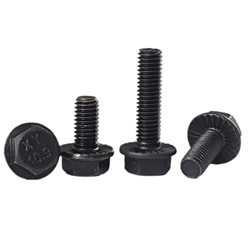 Hex Flanged Bolt M5M6M8M10M12M14M16 Serrated Flange Screws High Tensile 10.9