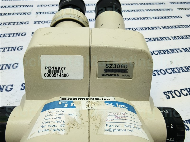 Olympus SZ3060 Microscope Head w/ 2pcs WHSZ10X/22 Eyepiece Fast Shipping