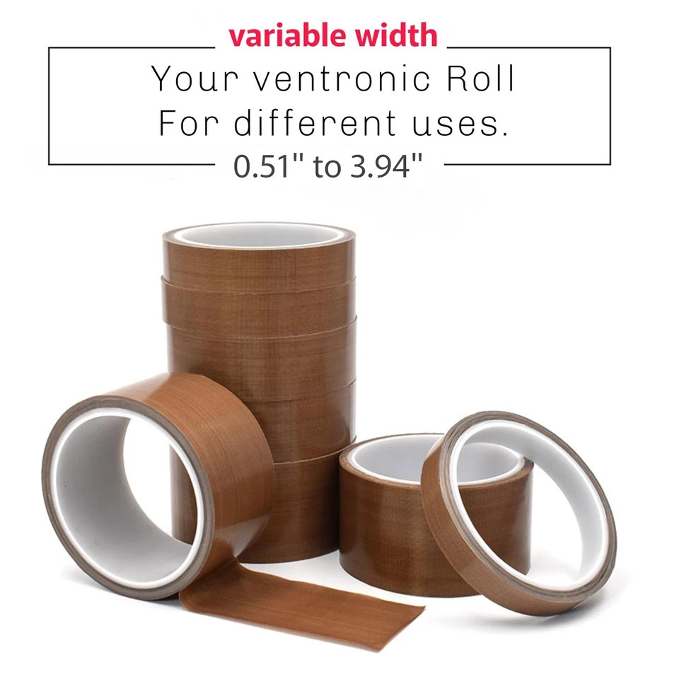 PTFE Teflon Tape for Vacuum Sealer Machines, Heat Resistant Adhesive Sealer T…