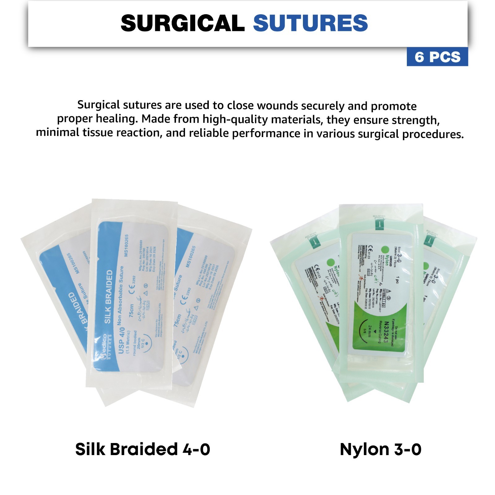 Complete Practice Student Suture Kits for Medical Students Training Kits