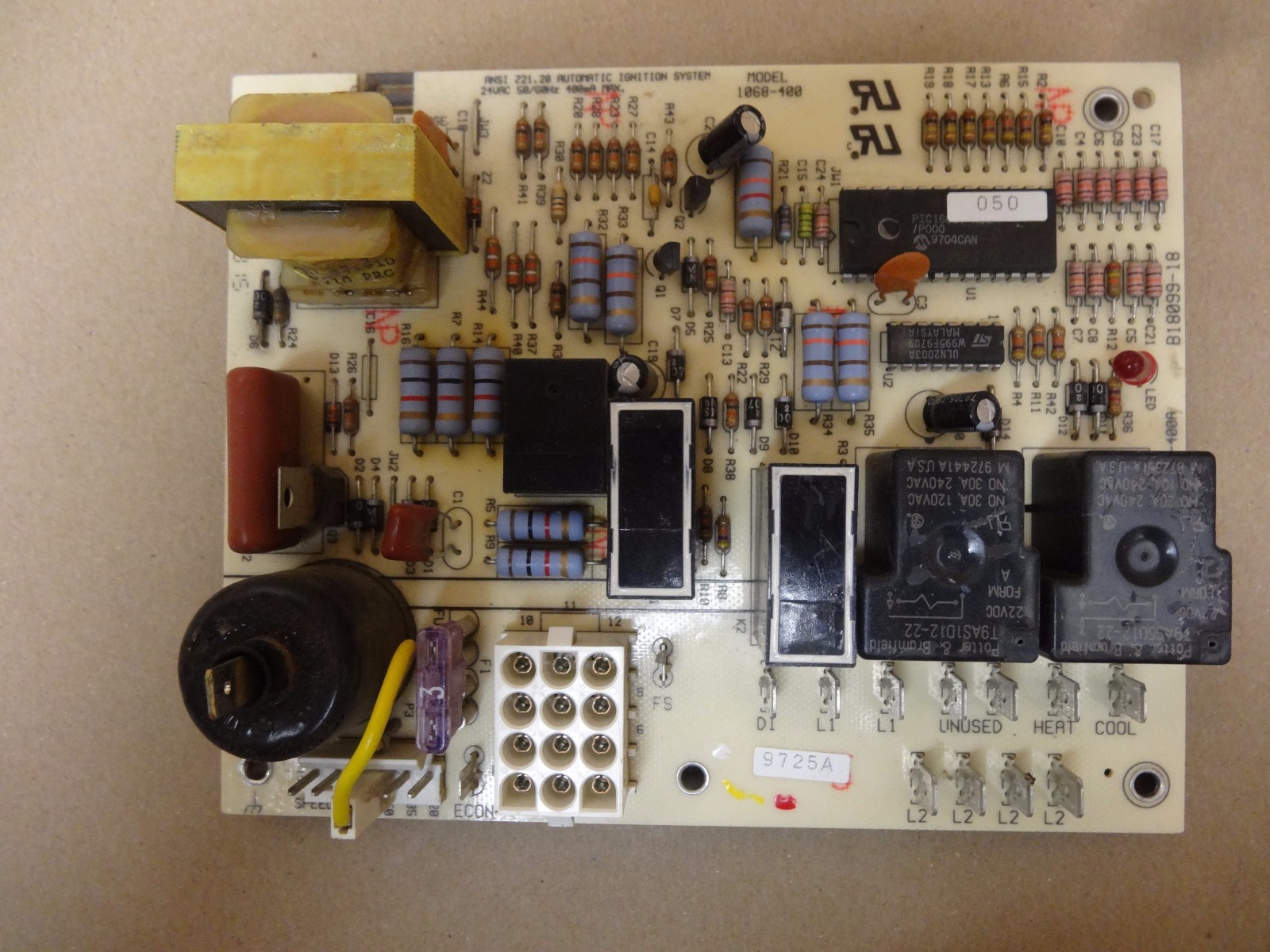 Rheem Ruud Control Board 1068-400;1068-83-400A –“USED”