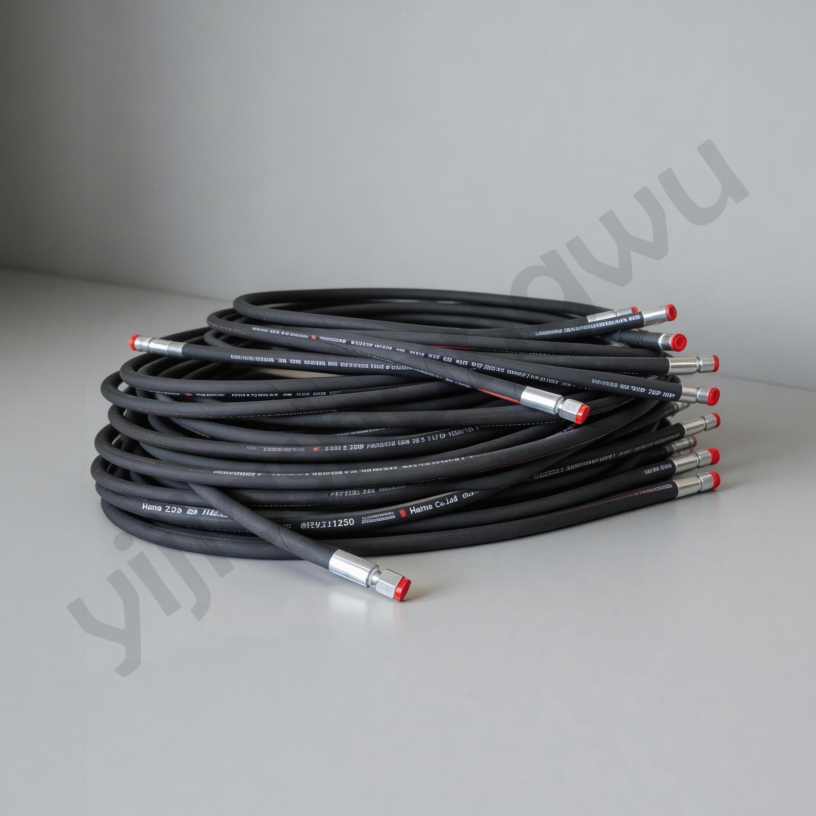 AGT Miva Chinese Mini M14x1.5 Din Hydraulic Hose 36″ Thumbs Attachments Ect 2PC