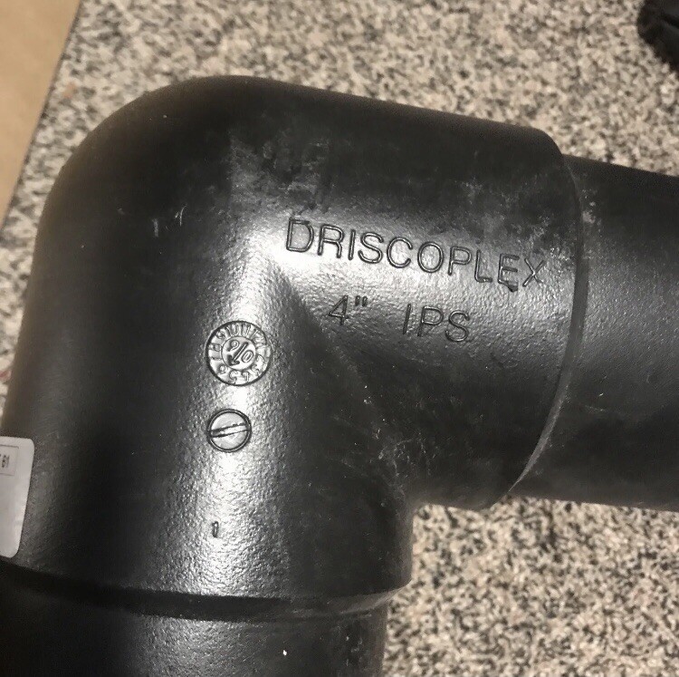 Chevron Performance Pipe 4″IPS SDR11.0 Butt 90D ELL Driscoplex