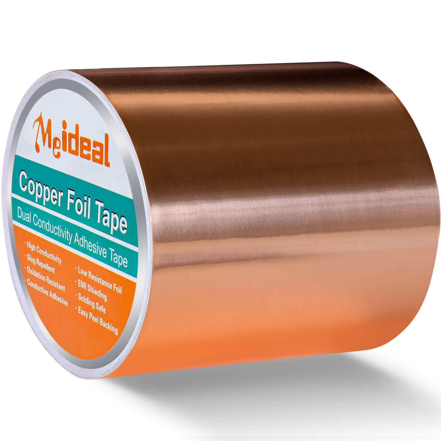 4in X 33ft Copper Foil Tape Dual Conductive Adhesive EMI Shield Grounding