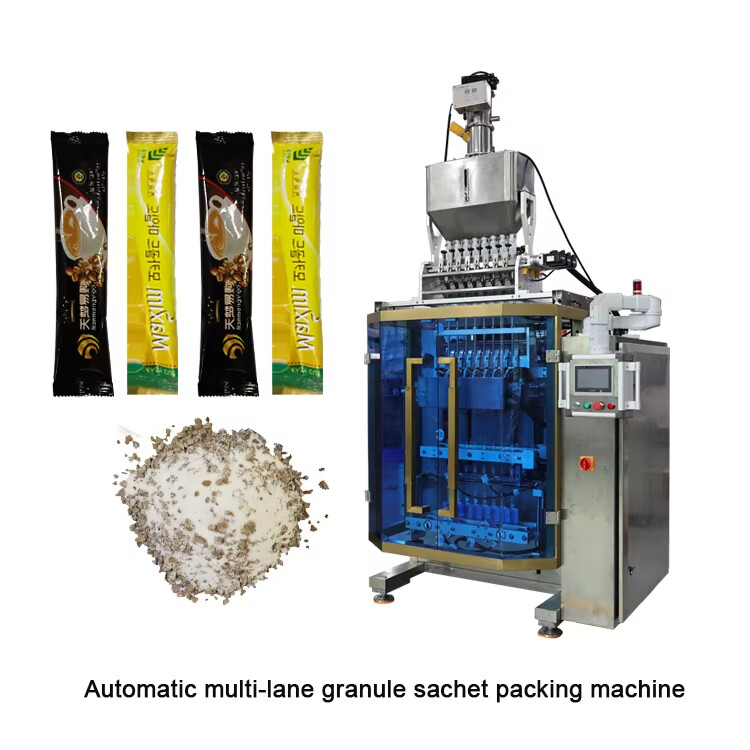 Multi-lane Automatic 5 -10 Grams Sugar Stick Sachet Packing Machine
