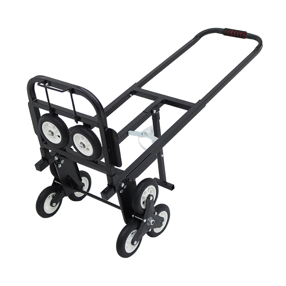 USED Black Carbon Steel Climbing Stairs Truck 16.43inchW 0.05in Pipe Thickness