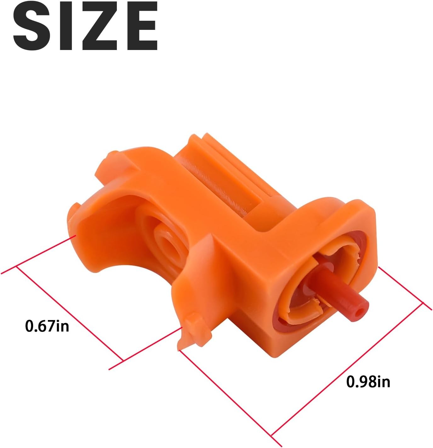 1Pcs 902272R Metering Valve For Paslode 900420 Nail Gun and Orange Fuel Cell