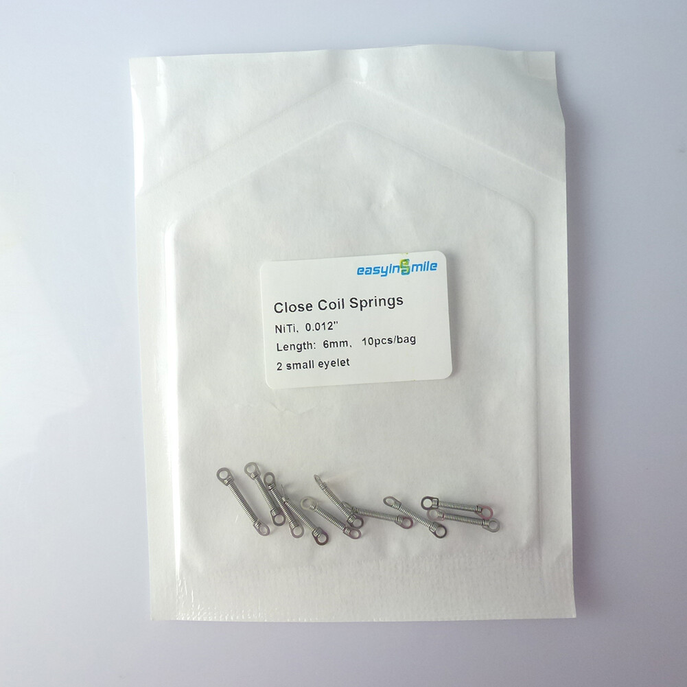 2/10Pcs Dental Orthodontic NITI Open/Closed Coil Spring 0.010/0.012 Easyinsmile