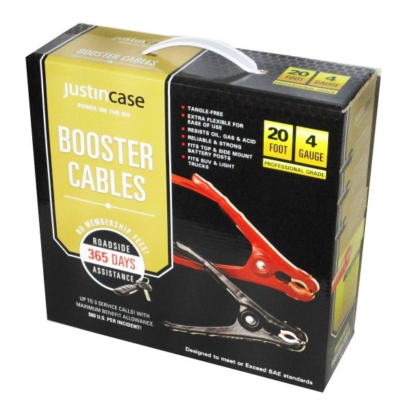 20ft 4 Gauge Booster Cable