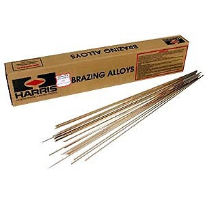 Harris D620F1 Dynaflow Brazing Alloy 1/8 in Dia x 20 in L 1 lb Stick Tube