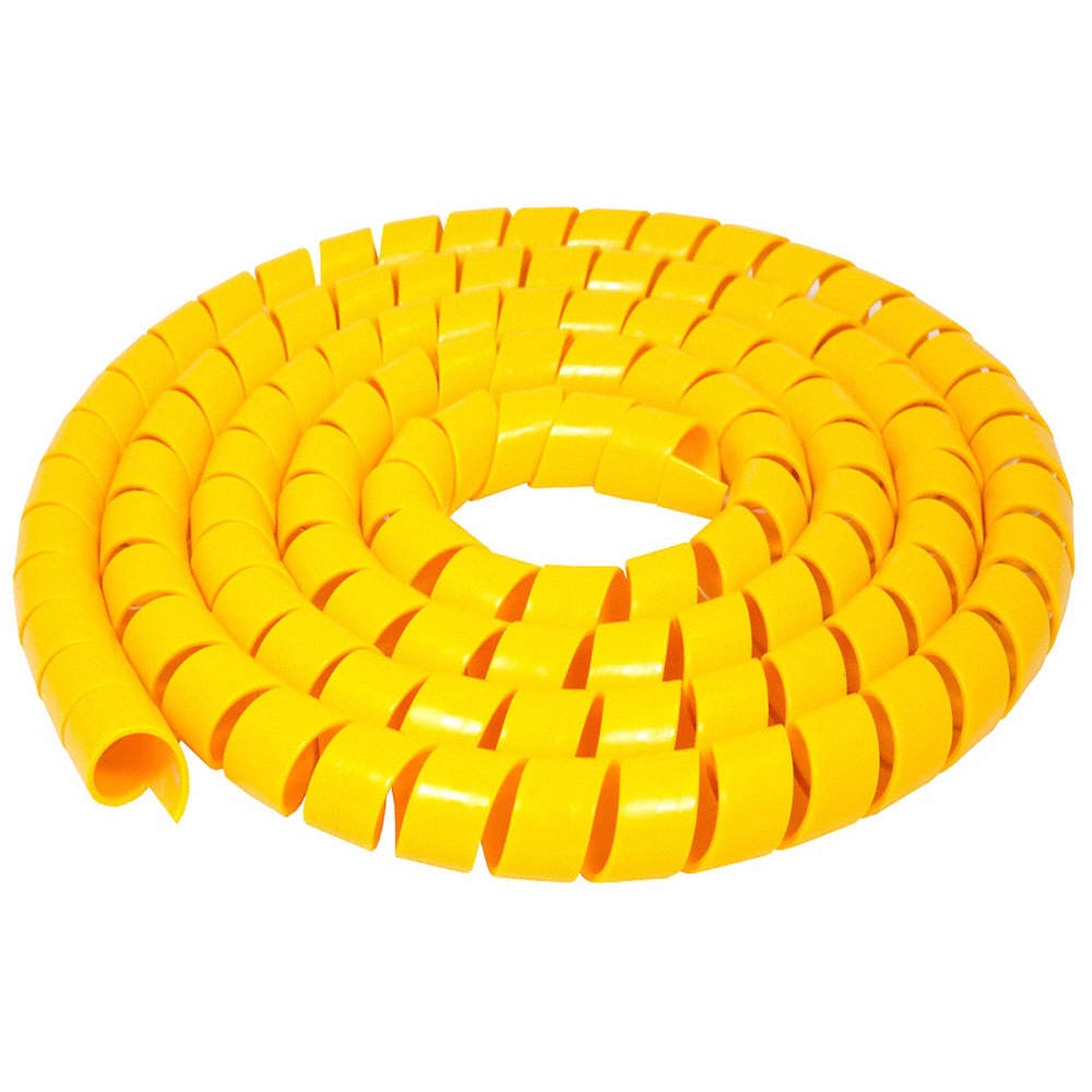 ELECTRIDUCT Spiral Wrap,50 ft. L,25mm W,Color Yellow 800HN1