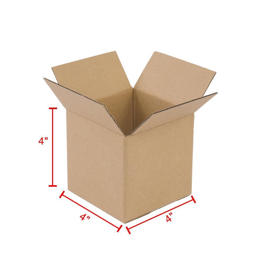 100 PCS 4″x4″x4″ Corrugated Mailer Mailing Packing Shipping Boxs