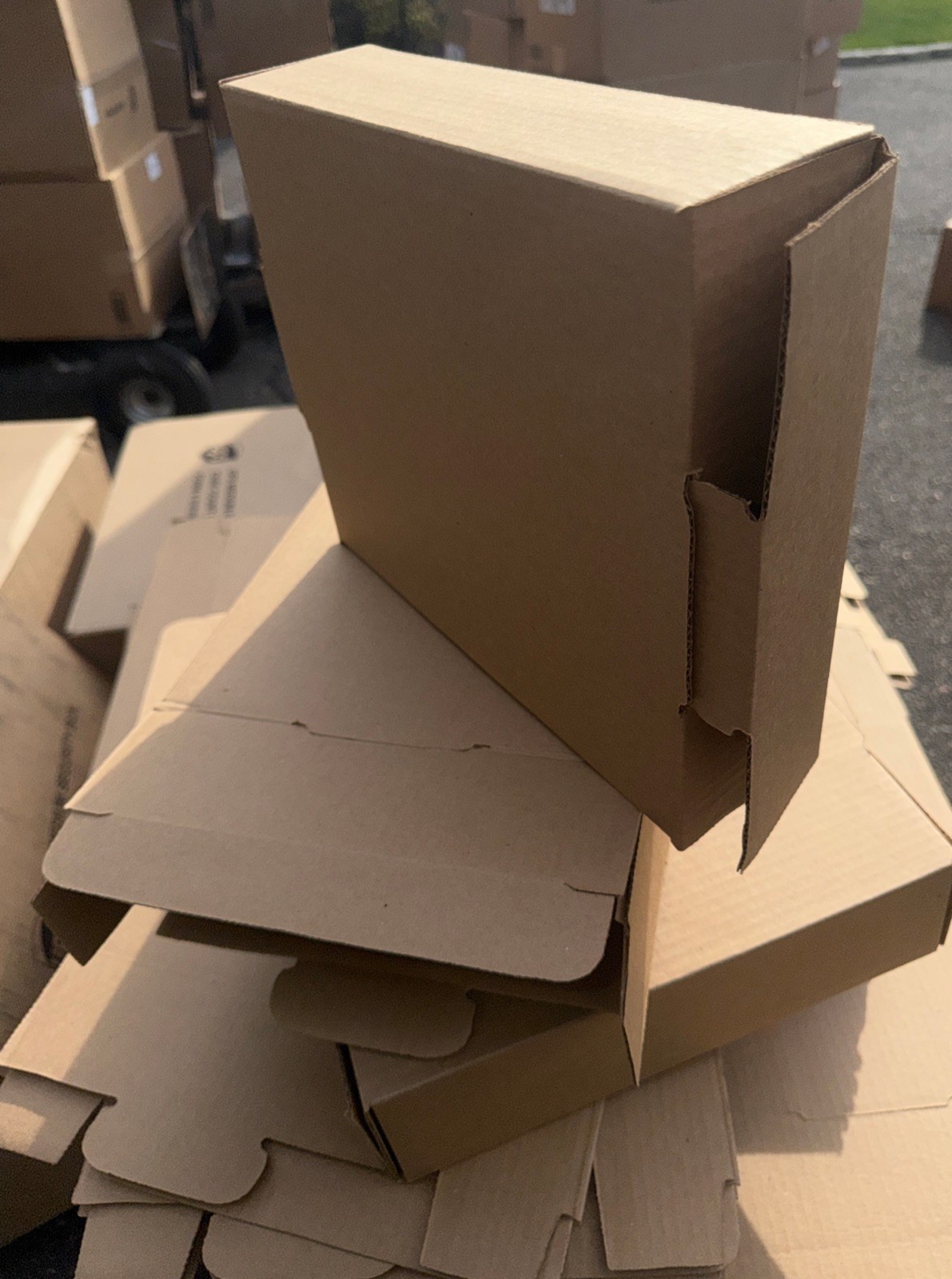 50 Pieces 10″ x 3″ x 12.5″ Corrugated Security Mailer Shipping Box