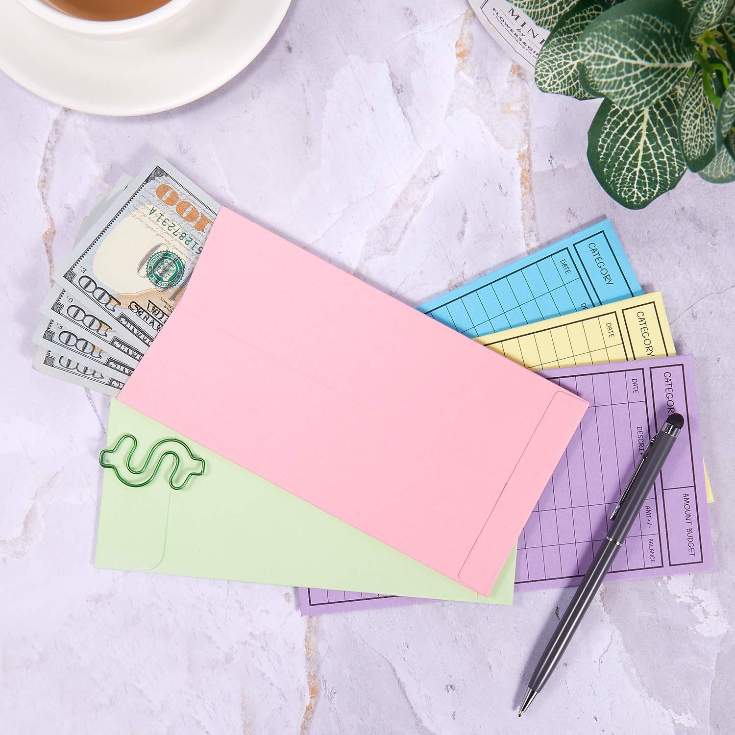 New!! 24 Pcs Cash Envelopes for Budgeting, Cardstock Budget Envelope System f…
