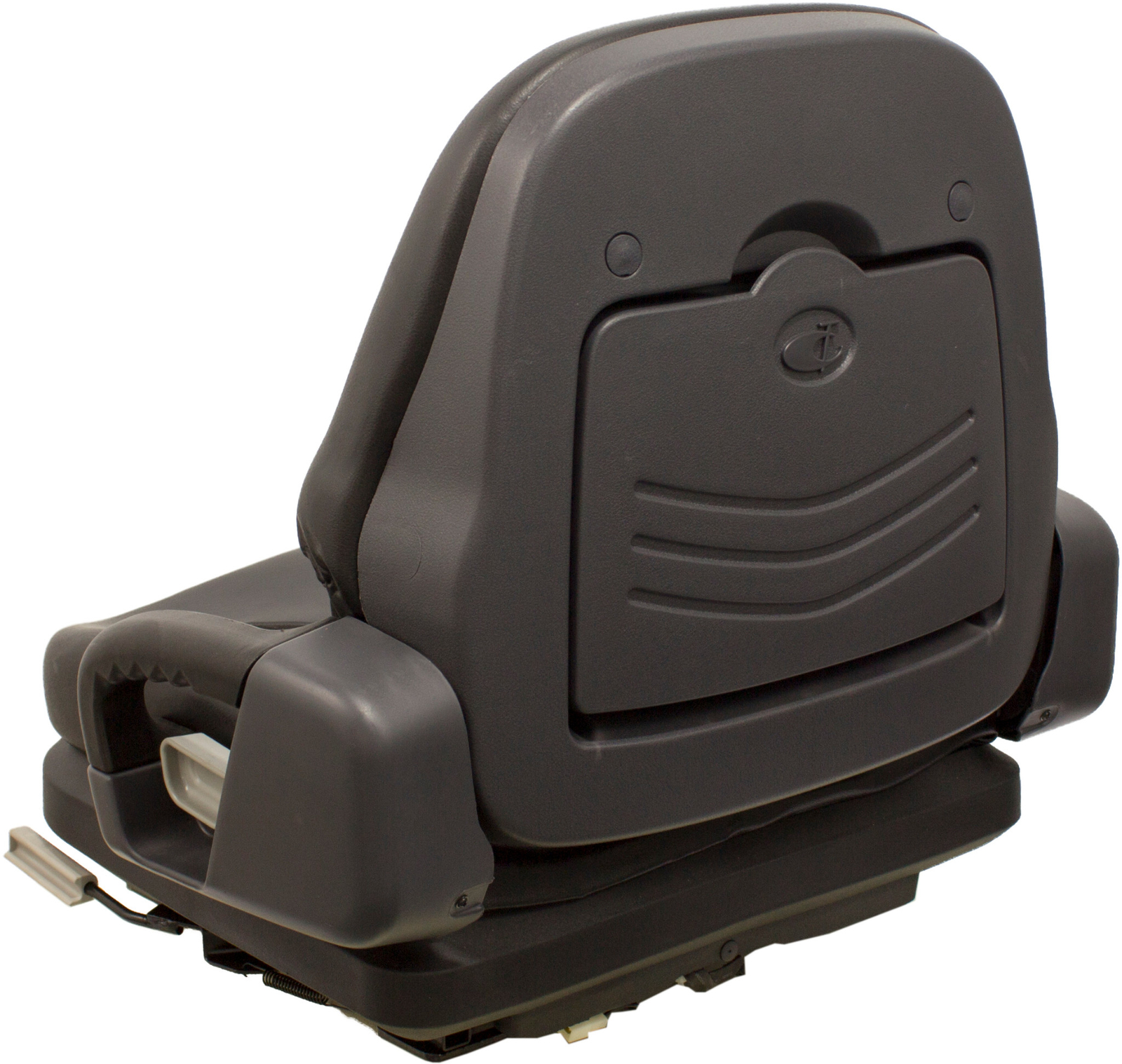 Universal Black Vinyl Forklift Suspension Seat fits Doosan etc