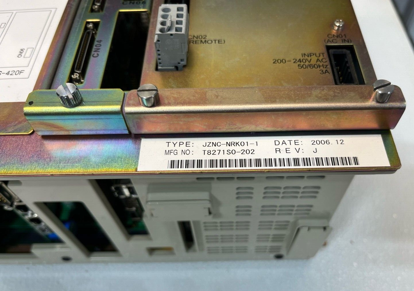 Fuji Electric JZNC-NRK01-1 JZNC-NIF01-1 SGDR-AXA01A CPS-420F JANCD-NCP01-1