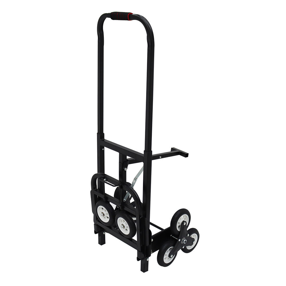 USED Black Carbon Steel Climbing Stairs Truck 16.43inchW 0.05in Pipe Thickness